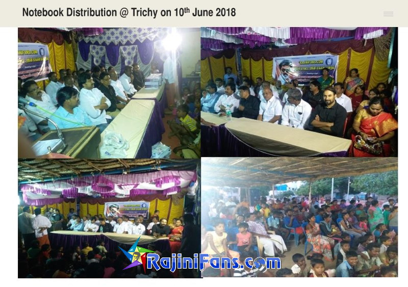Free Notebook Distributions to Students - Rajinifans.com