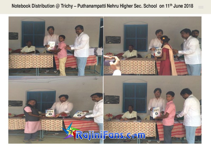 Free Notebook Distributions to Students - Rajinifans.com