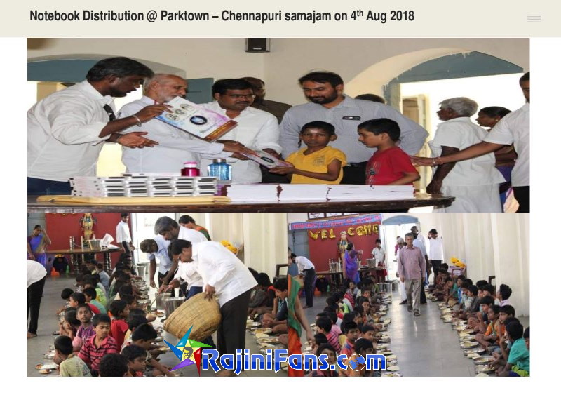Free Notebook Distributions to Students - Rajinifans.com