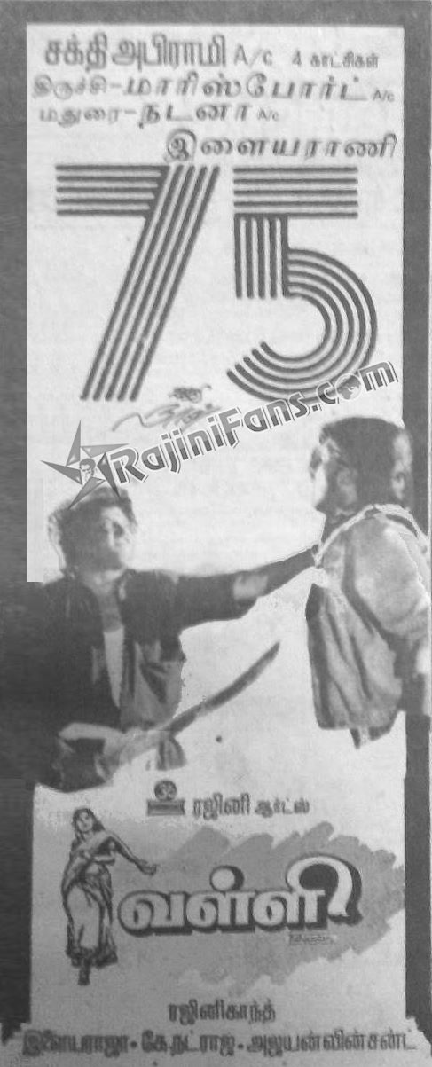 Valli Movie Box Office Report - Rajinikanth's Guest Role & Collection ...