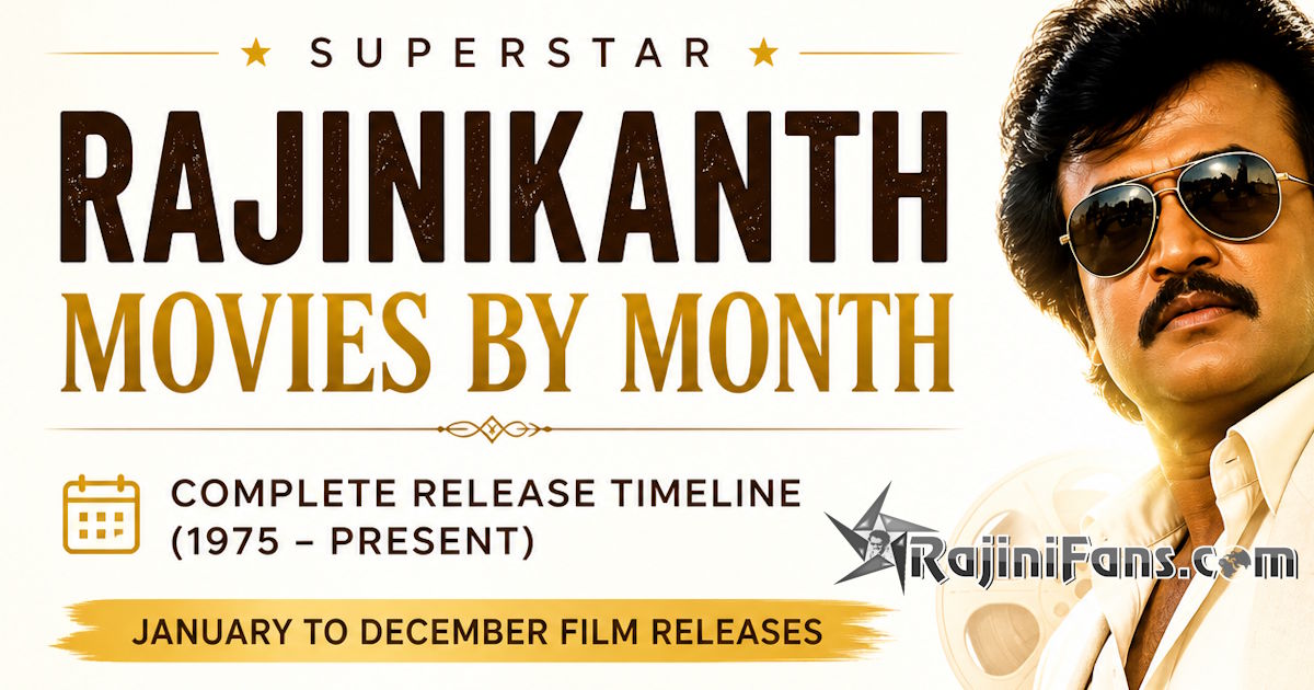 Rajinikanth Movie Lists by Month Category
