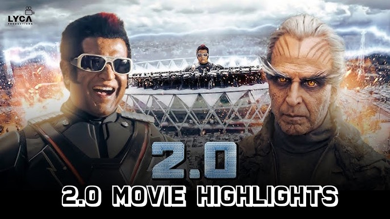 2.0 movie exclusive exhibition in Chennai attract visitors