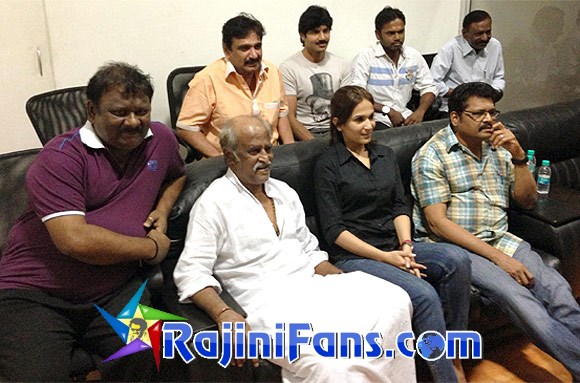 Rajinikanth watched his Kochadaiyaan preview movie